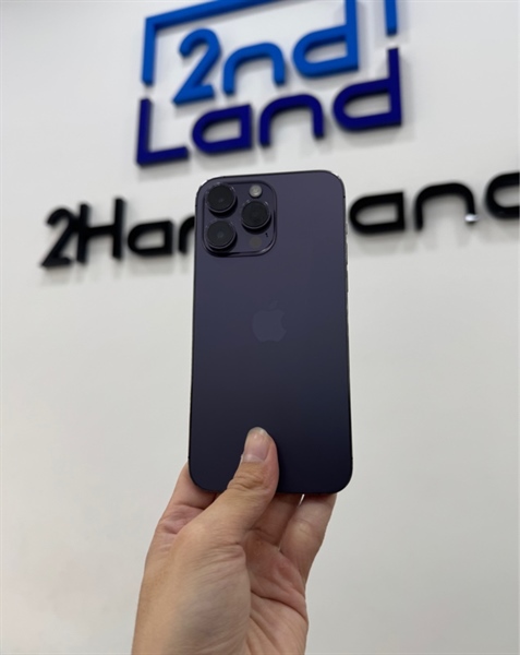Điện thoại iPhone 14 Promax - LL/A - 128GB - IOS 26 - Pin 100% đã thay - Màu tím - Ngoại hình 97% - Body