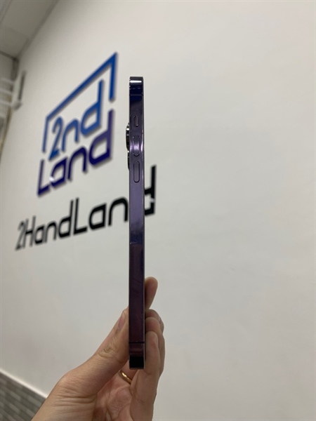 Điện thoại iPhone 14 Promax - LL/A - 128GB - Màu tím - Pin 100% đã thay - Ngoại hình: 97% viền sướt dăm - Body 1