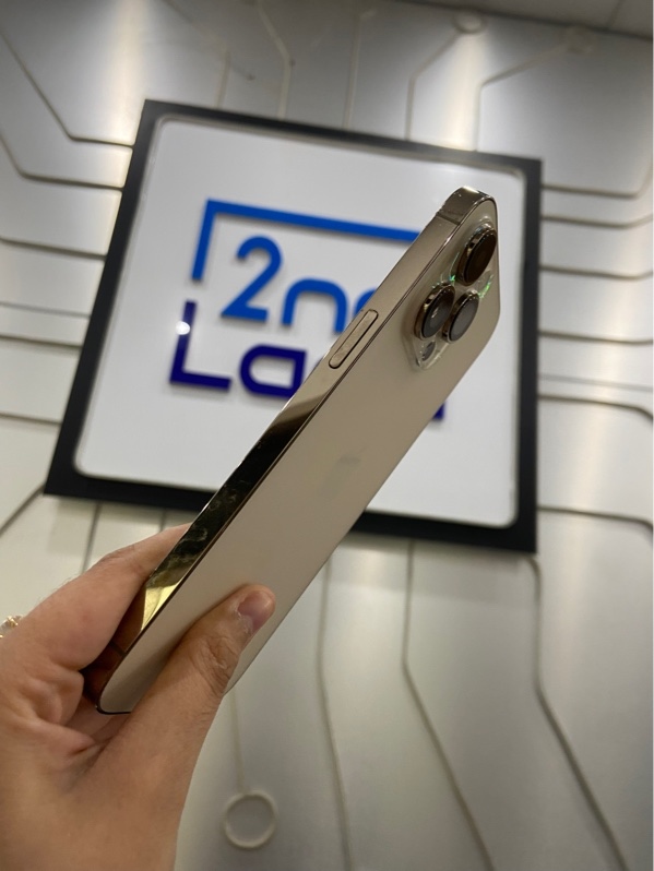 Điện thoại iPhone 14 Promax - LL/A - 128GB - Pin 100% đã thay - Màu Gold - Ngoại hình: 97% - Màn hồng nhẹ - Body