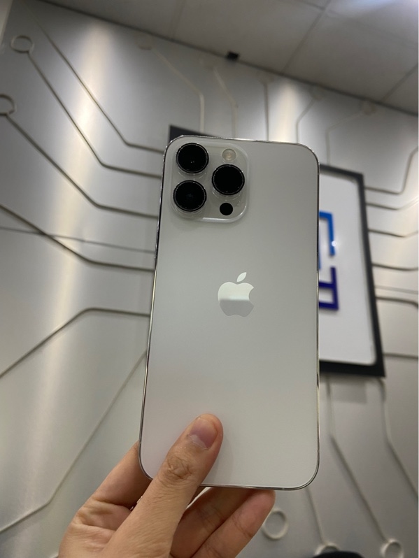 Điện thoại iPhone 14 Promax - LL/A - 128GB - Pin 100% đã thay - Màu trắng - Ngoại hình: 97.5% - Body