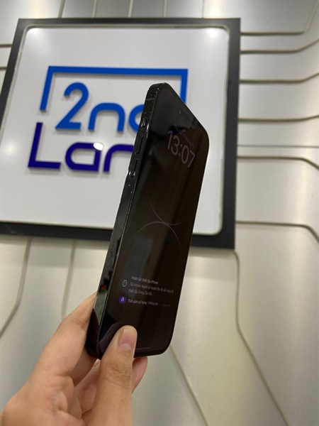 Điện thoại iPhone 14 Promax - LL/A - 128GB - Pin 85% - Màu đen - Ngoại hình: 97% - Tróc sơn, màn đã thay chính hãng - Body 3