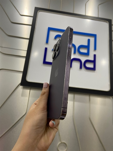 Điện thoại iPhone 14 Promax - LL/A - 128GB - Pin 87% - Màu tím - Ngoại hình: 97% - Xước viền, mất faceid, đã thay màn zin - Body 1