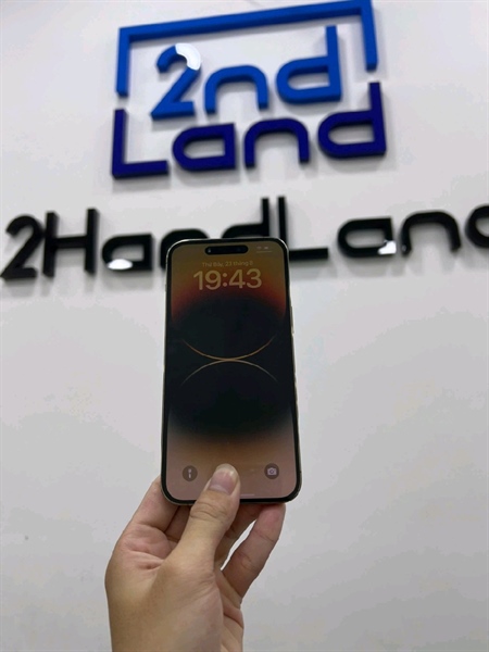 Điện thoại iPhone 14 Promax - LL/A - 256GB - IOS 18.6 - Pin 87% - Màu vàng - Ngoại hình 97% - Có NFC - Body 2