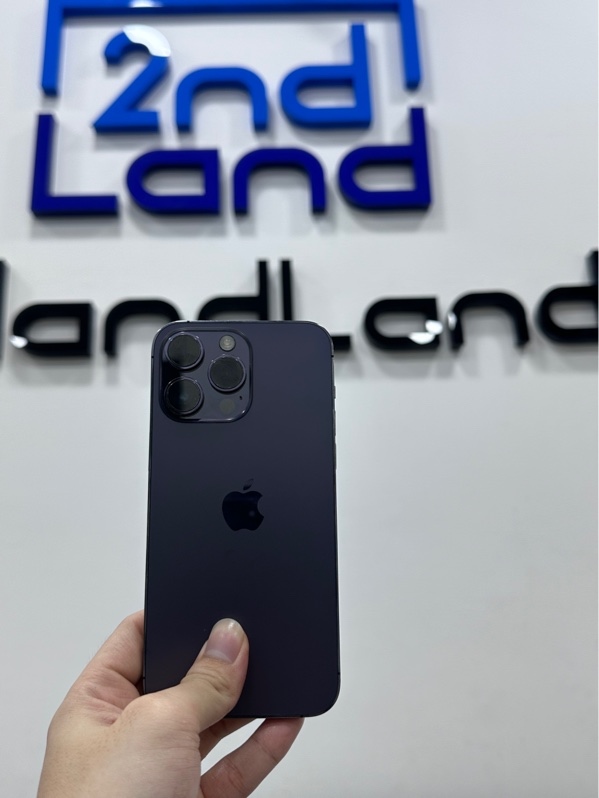 Điện thoại iPhone 14 Promax - LL/A - 256GB - IOS 26.0.1 - Pin 84% - Màu tím - Ngoại hình 97% - Body