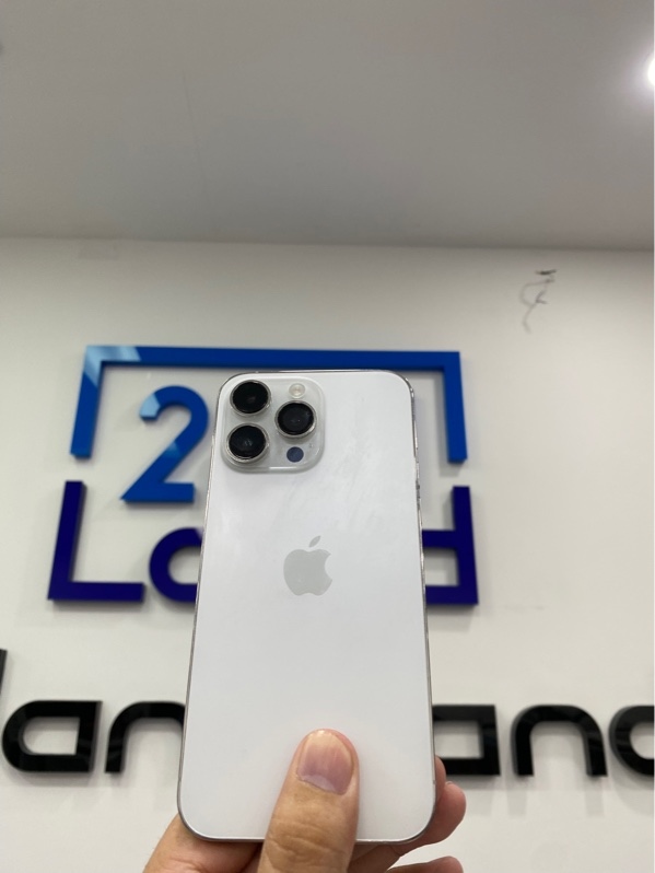 Điện thoại iPhone 14 promax - LL/A - 256gb - Màu trắng - Pin 95% - Ngoại hình: 98% - Màn thay chính hãng - Body