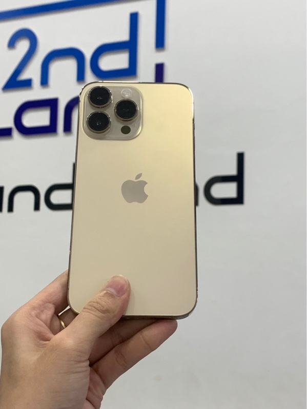 Điện thoại iPhone 14 Promax - LL/A - 256GB - Màu vàng - Pin 100% - Ngoại hình: 98% - Body