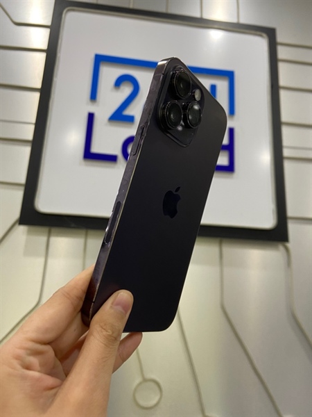 Điện thoại iPhone 14 Promax - LL/A - 256GB - Pin 83% - Màu tím - Ngoại hình: 98% - thay Nút Silent khác màu - Body 1