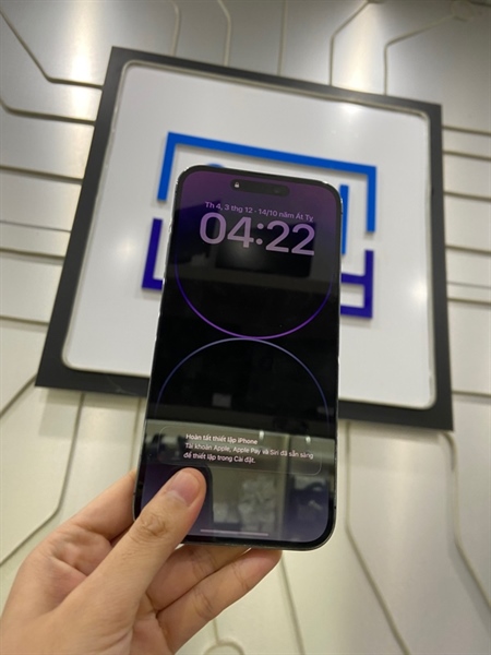 Điện thoại iPhone 14 Promax - LL/A - 256GB - Pin 83% - Màu tím - Ngoại hình: 98% - thay Nút Silent khác màu - Body 2