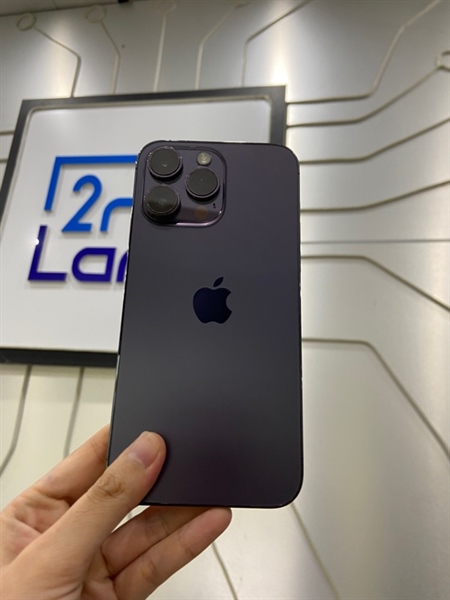 Điện thoại iPhone 14 Promax - LL/A - 256GB - Pin 84% - Màu tím - Ngoại hình: 98% - Body