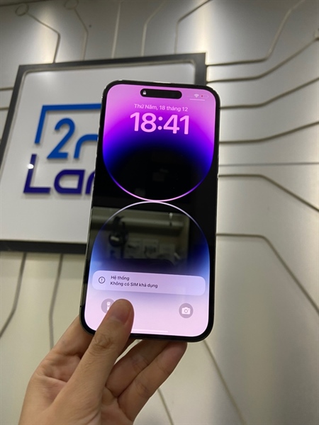 Điện thoại iPhone 14 Promax - LL/A - 256GB - Pin 84% - Màu tím - Ngoại hình: 98% - Body 3