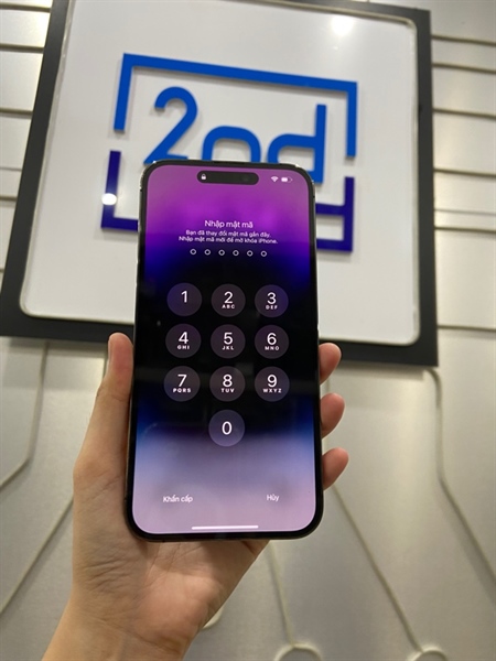Điện thoại iPhone 14 Promax - LL/A - 256GB - Pin 87% - Màu tím - Ngoại hình: 98% - Body 2