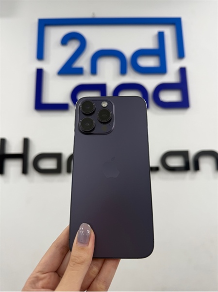 Điện thoại iPhone 14 promax - LL/A - IOS 18.5 - 256GB - Màu tím - Pin thay 100% - Ngoại hình 98% - trầy viền - Kèm sạc