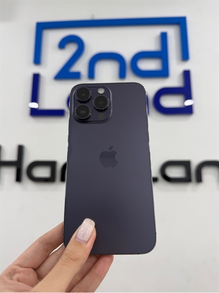Điện thoại iPhone 14 promax - LL/A - IOS 18.6 - 128GB - Màu tím - Pin thay 100% - Ngoại hình 97% - Viền trầy xước , thay vỏ zin - Body