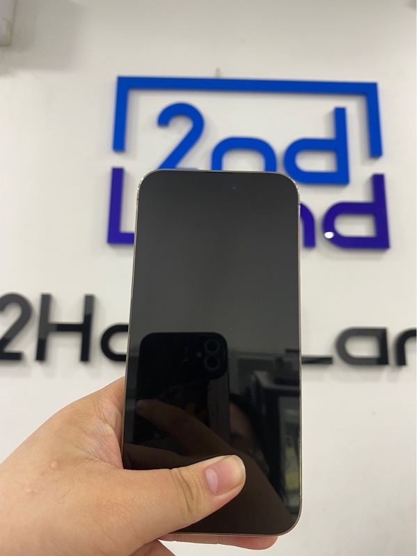 Điện thoại iPhone 14 promax - LL/A - IOS 26.3 - 128GB - Màu Gold - Pin thay 100% - Ngoại hình 97% - Cấn viền , đã thay lưng , mẻ cam - Kèm sạc linh kiện