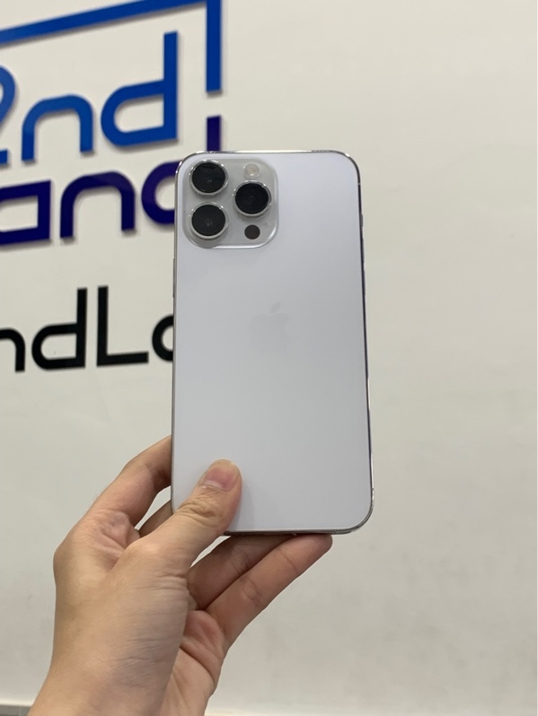 Điện thoại iPhone 14 promax - Vc/a - 128gb - Màu trắng - Pin 100% đã thay - Ngoại hình: 98% - Body