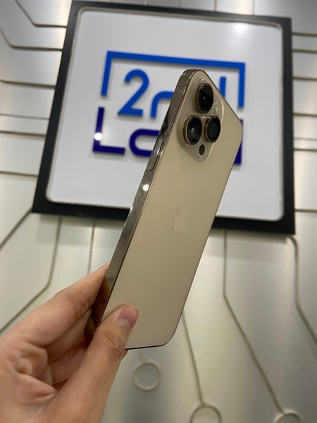 Điện thoại iPhone 14 Promax - VN/A - 128GB - IOS 17.5.1 - Pin 100% thay new - Màu gold - Ngoại hình: 97% - Body 1