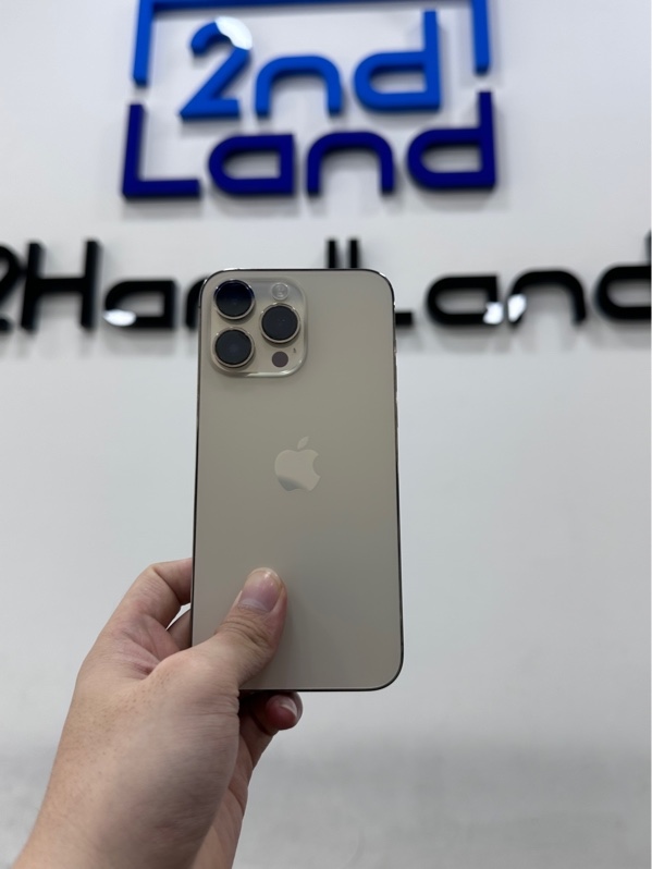 Điện thoại iPhone 14 Promax - VN/A - 128GB - IOS 26.6.1 - Pin 100% thay new - Màu Gold - Ngoại hình 98% - Body