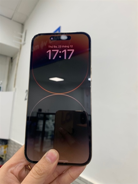 Điện thoại iPhone 14 Promax - VN/A - 128GB - Màu gold - Pin 89% - Ngoại hình: 98% - Màn ép kính - Body 2