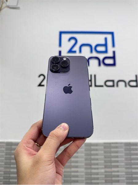 Điện thoại iPhone 14 Promax - VN/A - 128GB - Màu tím - Pin 100% đã thay pin - Ngoại hình: 97% - Body