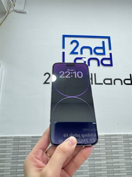 Điện thoại iPhone 14 Promax - VN/A - 128GB - Màu tím - Pin 100% đã thay pin - Ngoại hình: 97% - Body 2