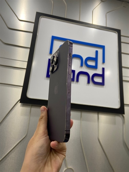Điện thoại iPhone 14 Promax - VN/A - 256GB - IOS 18.1.1 - Pin 85% - Màu tím - Ngoại hình: 97% - Body 1