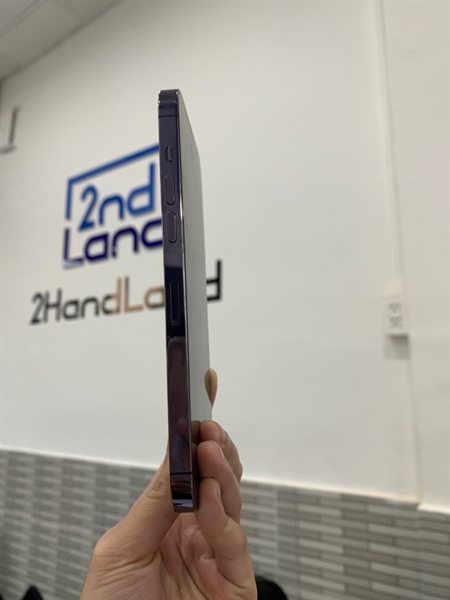 Điện thoại iPhone 14 Promax - VN/A - 256GB - Màu tím - Pin linh kiện 86% chu kì sạc 539 lần - Ngoại hình: 98% - Màn trầy, sườn trầy, cấn 1 góc - Body 1