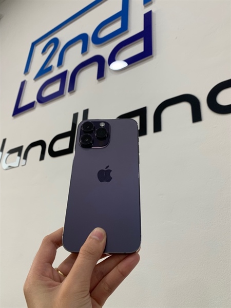 Điện thoại iPhone 14 Promax - ZA/A - 256GB - Màu tím - 100% đã thay - Ngoại hình: 97% - Trầy sườn - Body