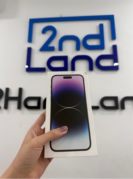 Điện thoại iPhone 14 promax - ZA/A - IOS 26.1 - 256GB - Màu tím - Pin thay 100% - Ngoại hình 98% - viền trầy - Kèm Box