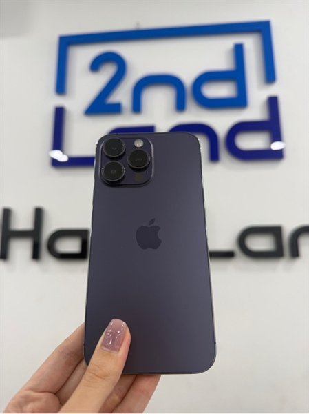 Điện thoại iPhone 14 promax - ZA/A - IOS 26.1 - 256GB - Màu tím - Pin thay 100% - Ngoại hình 98% - viền trầy - Kèm Box 1