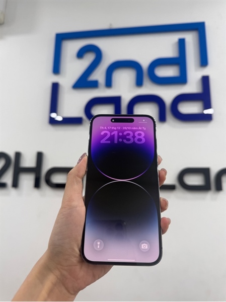 Điện thoại iPhone 14 promax - ZA/A - IOS 26.1 - 256GB - Màu tím - Pin thay 100% - Ngoại hình 98% - viền trầy - Kèm Box 3