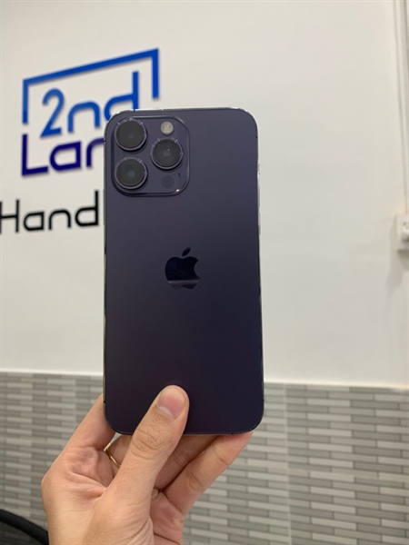 Điện thoại iPhone 14 Promax - ZP/A - 128GB - Màu tím - Pin 100% đã thay - Ngoại hình: 98% - Màn linh kiện tốt - Body