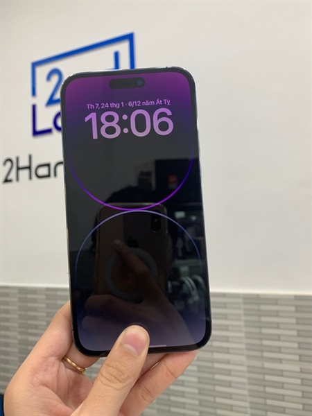 Điện thoại iPhone 14 Promax - ZP/A - 128GB - Màu tím - Pin 100% đã thay - Ngoại hình: 98% - Màn linh kiện tốt - Body 2