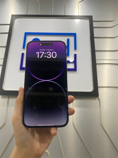 Điện thoại iPhone 14 Promax - ZP/A - 256GB - IOS 18.1 - Pin 95% - Màu tím - Ngoại hình: 97.5% - Body 3