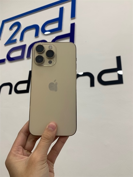 Điện thoại iPhone 14 Promax - ZP/A - 256GB - Màu gold - Pin 100 đã thay - Ngoại hình: 98% - Body