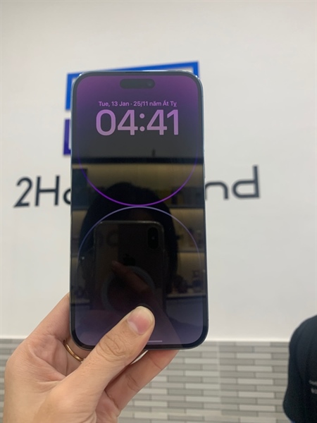 Điện thoại iPhone 14 Promax - ZP/A - 256GB - Màu tím - Pin 100% đã thay - Ngoại hình: 97% - Màn trầy, trầy sườn - Body 2