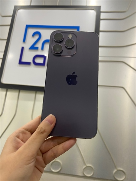 Điện thoại iPhone 14 Promax - ZP/A - 256GB - Sim vật lý - Pin 100% đã thay - Màu tím - Ngoại hình: 97% - Màn trầy - Body