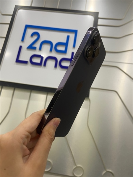 Điện thoại iPhone 14 Promax - ZP/A - 256GB - Sim vật lý - Pin 100% đã thay - Màu tím - Ngoại hình: 97% - Màn trầy - Body 1