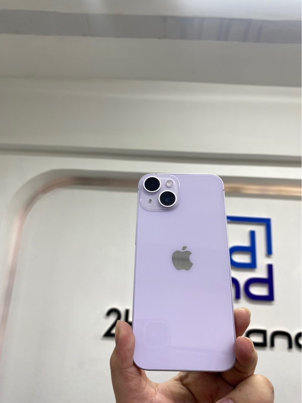 Điện thoại iPhone 14 - VN/A - IOS 26.5.2 - 128GB - Màu tím - Pin thay 100% - Ngoại hình 97.5% - Màn trầy - Body