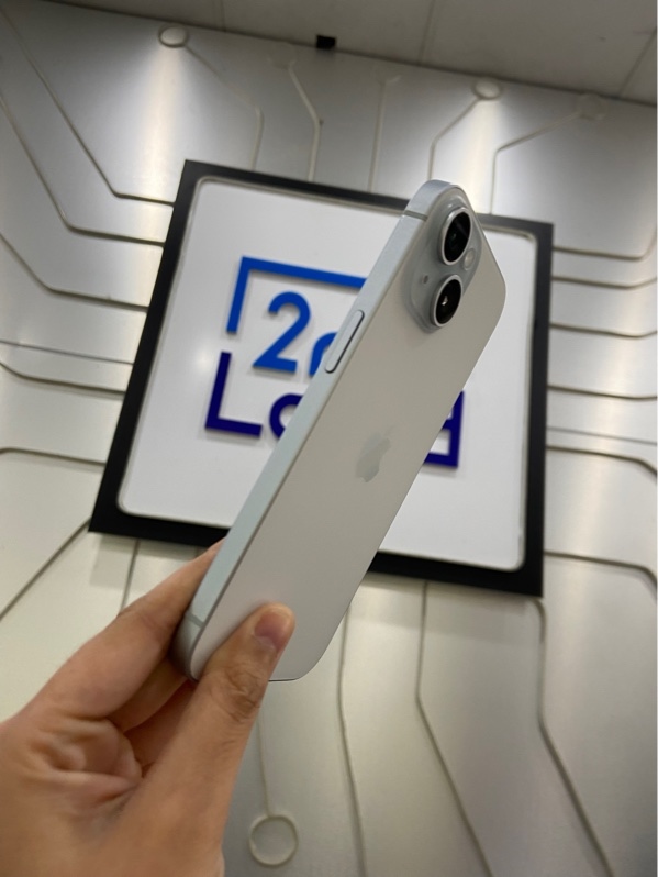 Điện thoại iPhone 15 - KH/A - 128GB - Pin 100% thay new - Màu xanh - Ngoại hình: 97% - Body