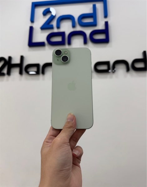 Điện thoại iPhone 15 Plus - VN/A - 128GB - IOS 26.6 - Pin 100% thay new - Màu xanh - Ngoại hình 97% - Body