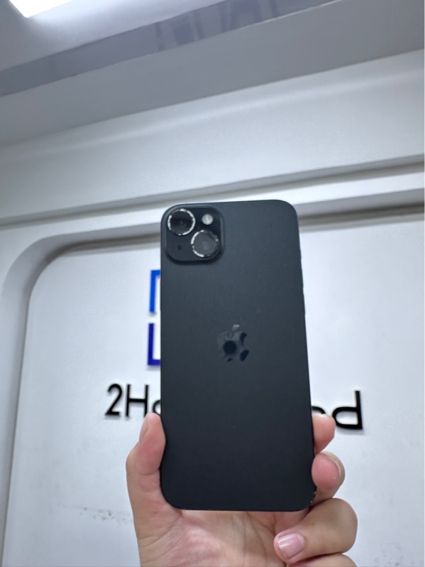 Điện thoại iPhone 15 plus - VN/A - IOS 27 - 128gb - Màu đen - Pin 100% chu kỳ sạc 168 - Ngoại hình 97,5% - Trầy viền cam, trầy viền - Body - Còn BH apple 30/5/2027