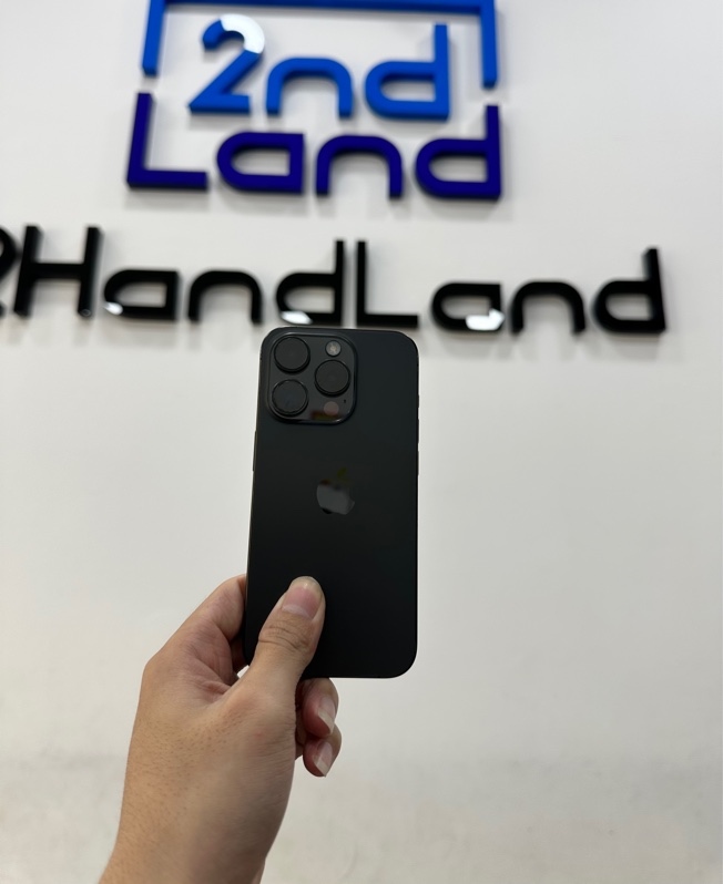 Điện thoại iPhone 15 Pro - KH/A - 128GB - IOS 26.0.1 - Pin 100% đã thay new - Màu đen - Ngoại hình 98.5% - Body