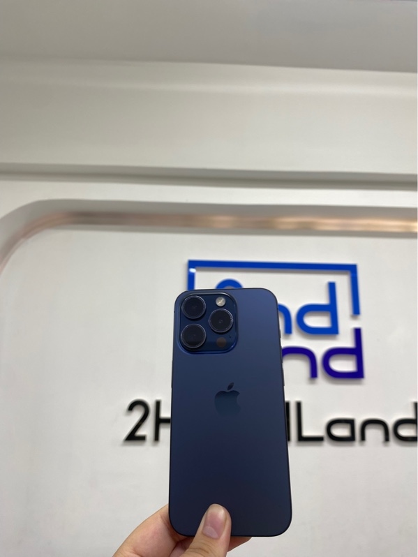 Điện thoại iPhone 15 Pro - KH/A - IOS 18.6.2 - 128GB - Màu xanh - Pin 89% chu kỳ sạc 801 - Ngoại hình 97% - Body