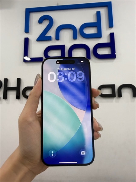 Điện thoại iPhone 15 Pro - KH/A - IOS 26.0 - 256GB - Màu đen - Pin 100% - Ngoại hình 97% - Body 2