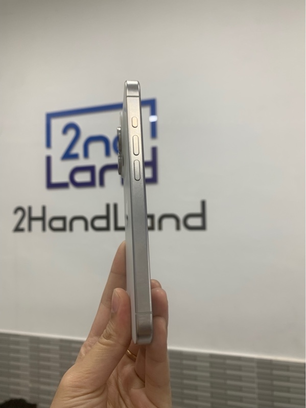 Điện thoại iPhone 15 Pro - LL/A - 128GB - Màu titan trắng - Pin 85% chu kì sạc 851 lần - Ngoại hình: 98% - Body