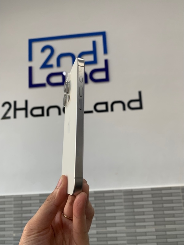 Điện thoại iPhone 15 Pro - LL/A - 128GB - Màu trắng - Pin 100% - Ngoại hình: 98% - Body