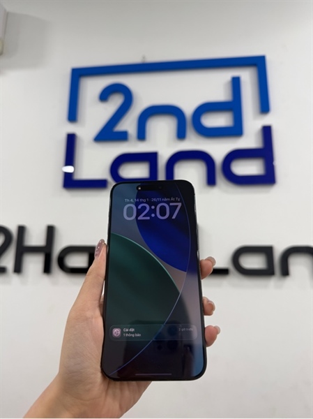 Điện thoại iPhone 15 pro max - LL/A - IOS 26.2 - 512GB - Màu xanh - Pin thay chính hãng 100% chu kì sạc 9 - Ngoại hình 97% - Thay màn thay cam báo đã sử dụng , đánh kính , viền xước nhiều , thay vỏ LK , lưng LK - Body 2