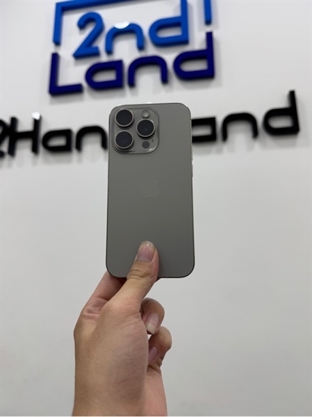 Điện thoại iPhone 15 Pro - VN/A - 256GB - IOS 26 - Pin 89 - Màu xám - Ngoại hình 98% - Body