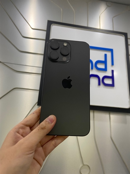 Điện thoại iPhone 15 Promax - KH/A - 256GB - IOS 18.6 - Pin 90% - Màu đen - Ngoại hình: 97.5% - Body