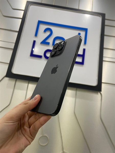 Điện thoại iPhone 15 Promax - LL/A - 256GB - Pin 90% - Chu kì sạc 401 lần - Màu đen - Ngoại hình: 97% - màn đánh kính - Body 2